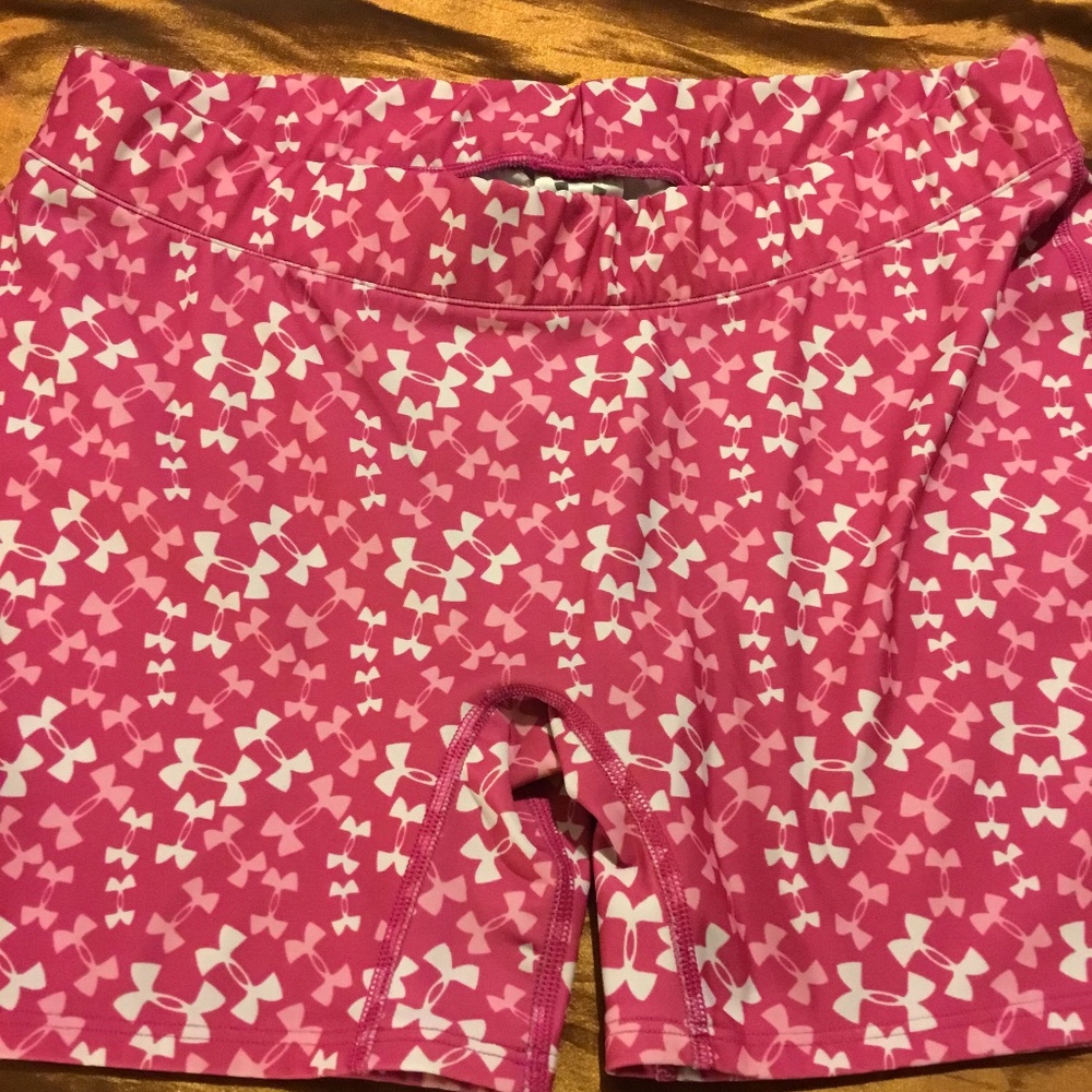 Under armour heatgear shorty workout shorts